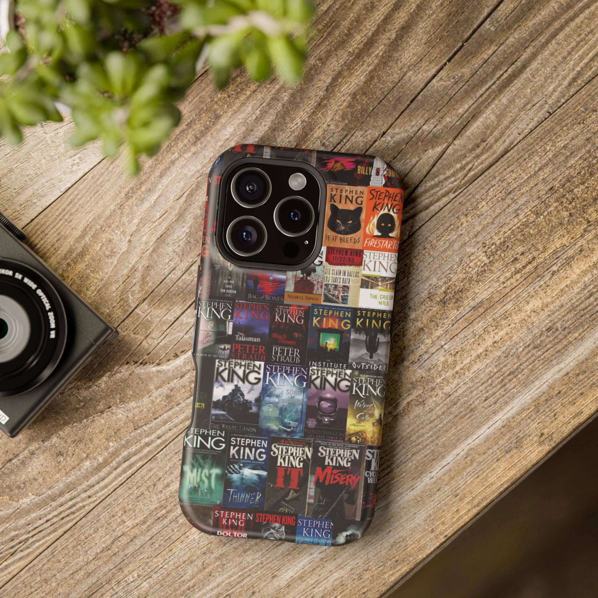 Stephen King Impact-Resistant Phone Case, Book Cover Phone Cases for Apple IPhone 11, 12, 13, 14, 15 16 Cell Phones. Mini, Pro, Pro Max.