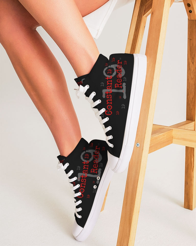 Constant Reader Women's Hightop Canvas Shoes