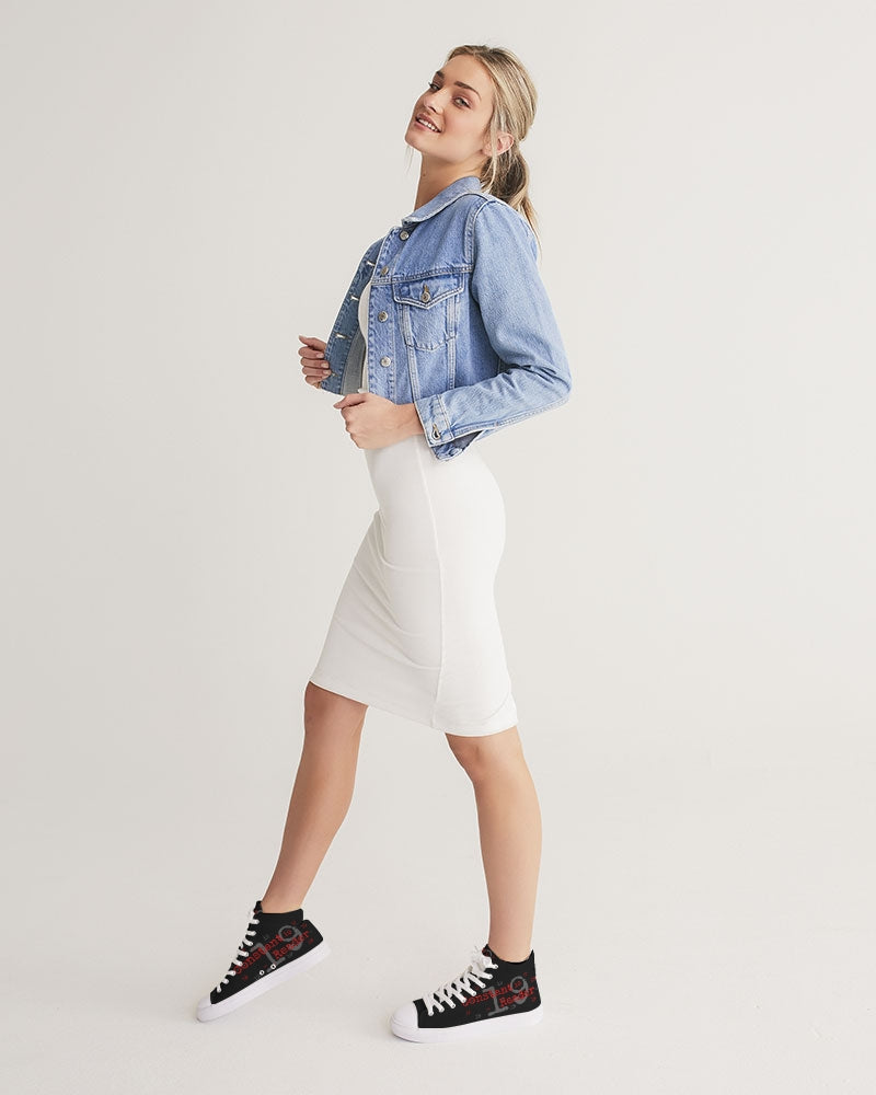 Constant Reader Women's Hightop Canvas Shoes