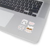 Set of 4 Stephen King Fan Stickers, Constant Reader Laptop Decals - ConstantReaders
